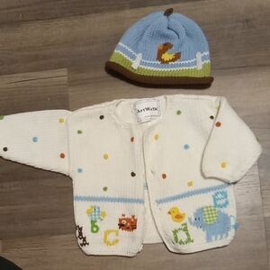 Art Walk Sweater And Hat Set